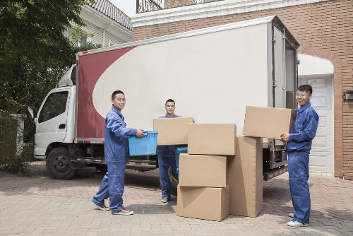 Local removals van ready for a same-day property move in Stockwell