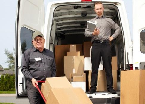 Local removals team assisting a home move in Stockwell