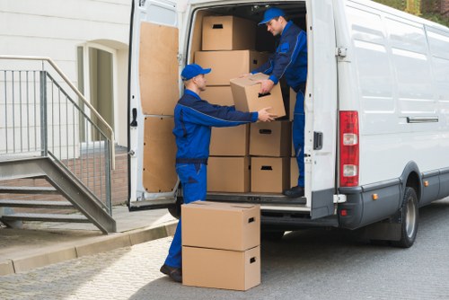 Packing and loading furniture for a short-notice move in Stockwell