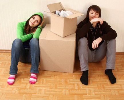 Movers maintaining a safe and professional moving operation