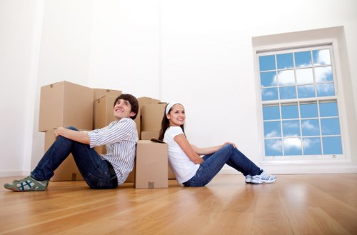 Careful item handling during a local move in Stockwell