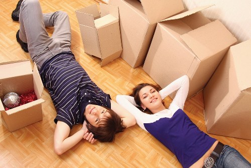 Professional office removals service handling desks and IT equipment